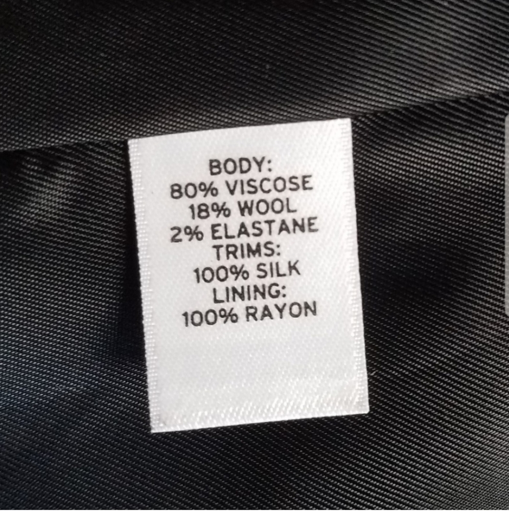 Leith Tuxedo Style Vest Long Line Size M - image 5